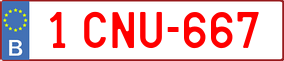 Truck License Plate